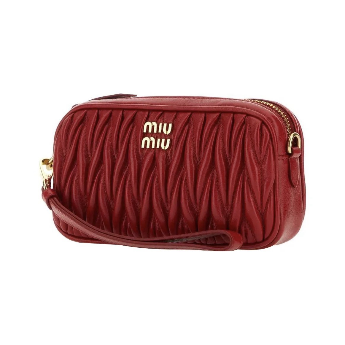 Красный клатч Metelasse Nappa