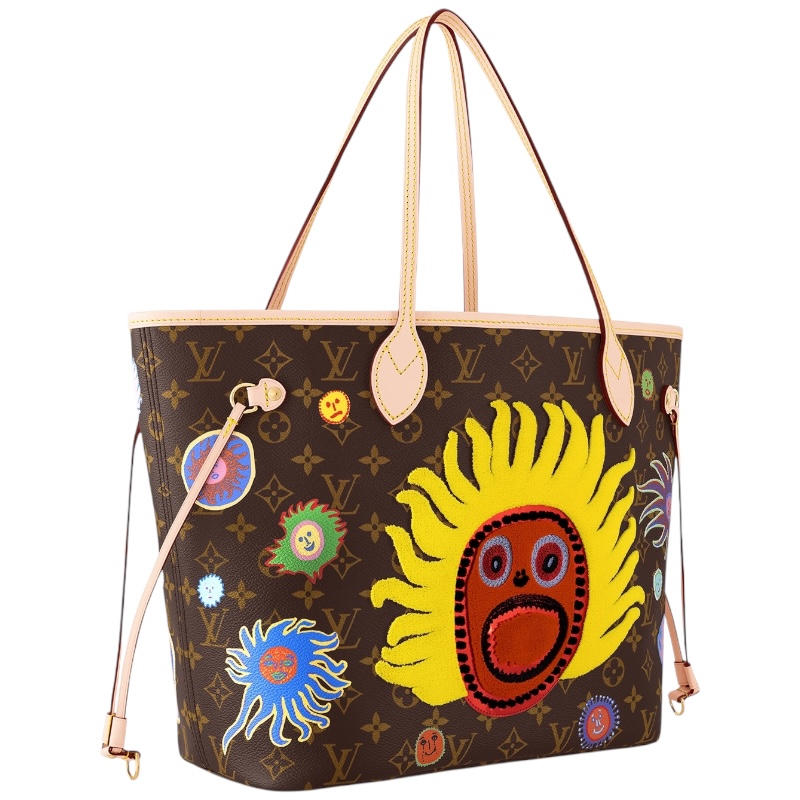 Сумка-тоут Neverfull MM Faces из коллекции Yayoi Kusama