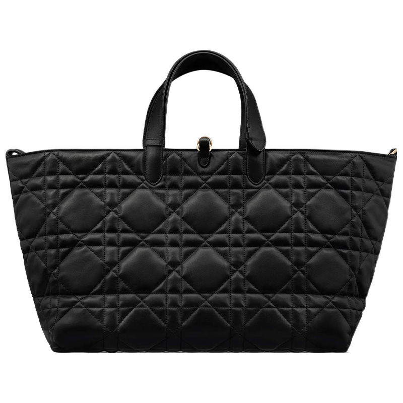 Чёрная сумка Dior Toujours, модель большого формата