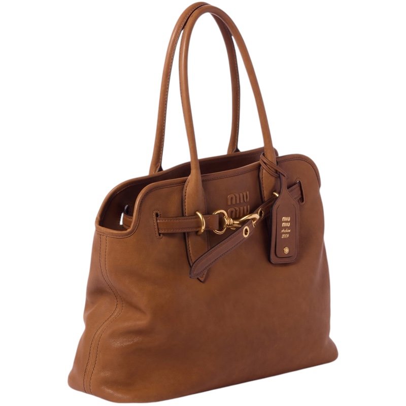 Кожаная сумка-тоут Aventure цвет Oak