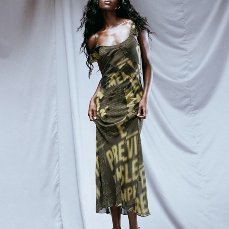 Шёлковое платье The Elvis in Burning Love