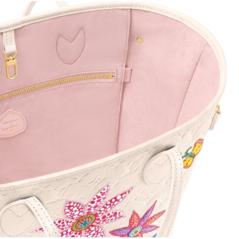 Сумка-тоут Neverfull MM Quartz из коллекции Yayoi Kusama