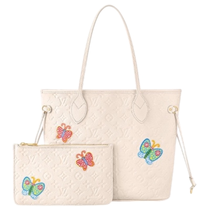 Сумка-тоут Neverfull MM Quartz из коллекции Yayoi Kusama