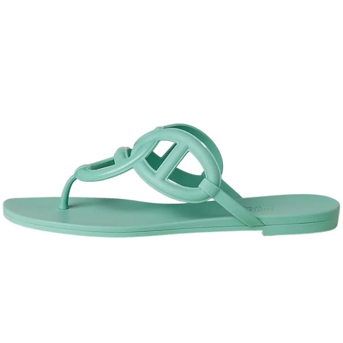 Мятные резиновые шлёпанцы Egerie