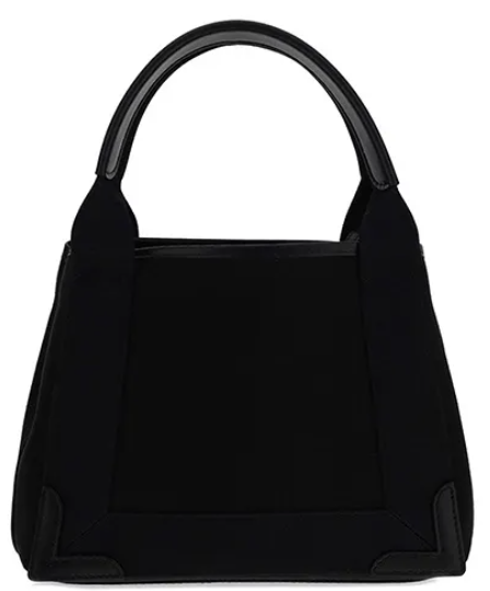 Чёрная сумка-тоут Navy Cabas с логотипом S