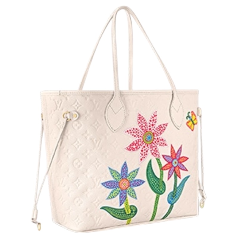 Сумка-тоут Neverfull MM Quartz из коллекции Yayoi Kusama