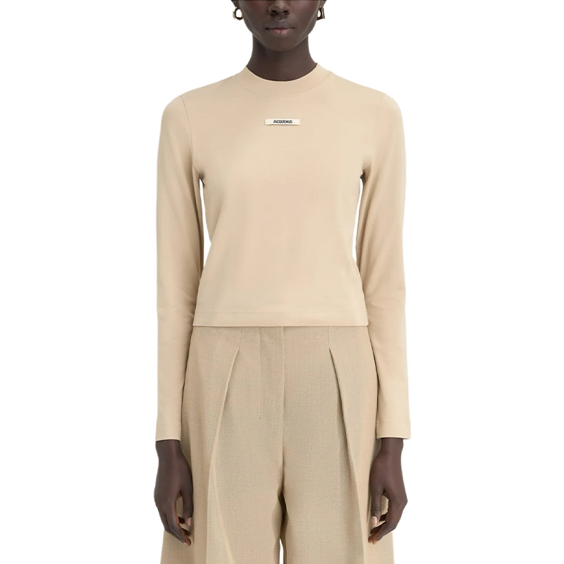 Бежевый лонгслив Le Gros Grain