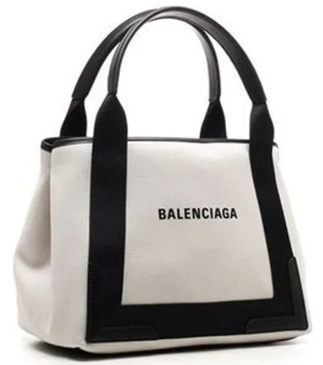 Белая сумка-тоут Cabas с логотипом S