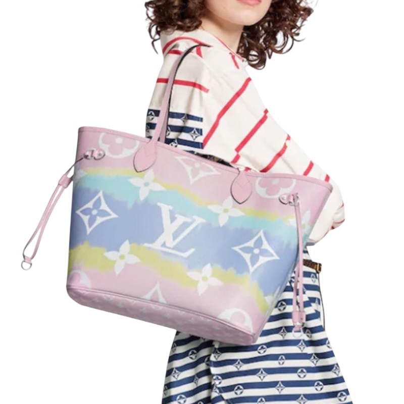 Сумка-тоут Neverfull MM Escale пастельная