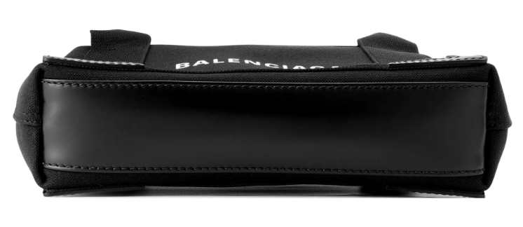 Чёрная сумка-тоут Navy Cabas с логотипом S