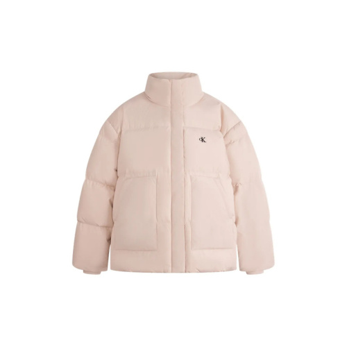 Женский светло-розовый пуховик