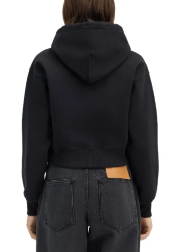 Чёрное хлопковое худи Le Hoodie Gros Grain