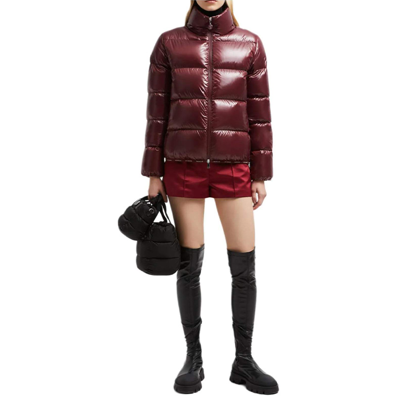 Бордовая куртка-пуховик Abbadia