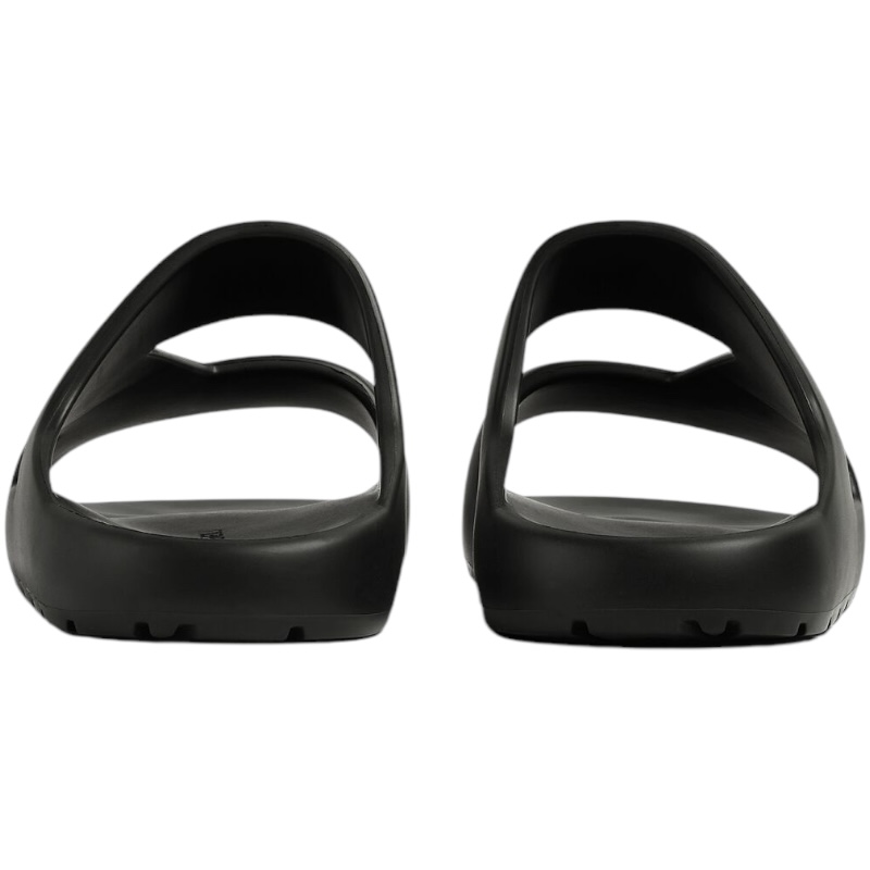 Чёрные резиновые шлепанцы