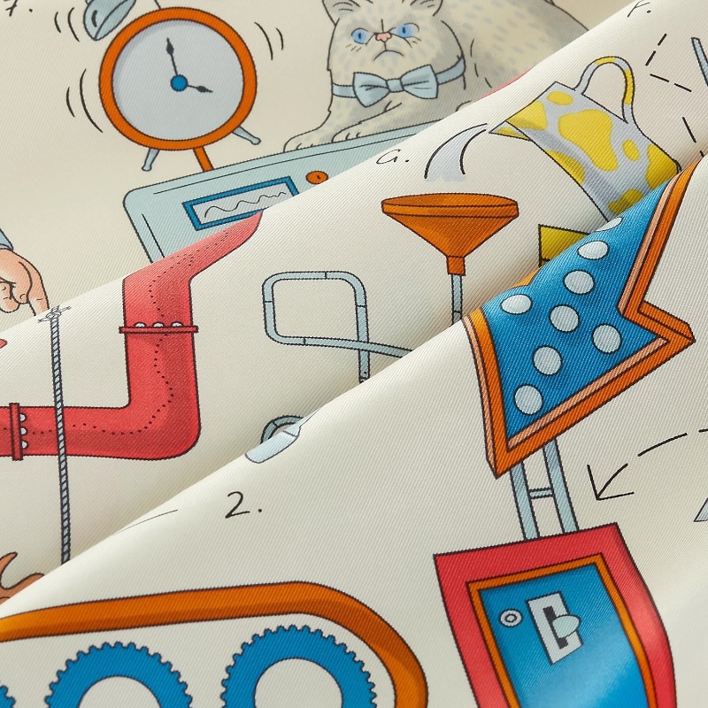 Шёлковый платок Tea for Two-90