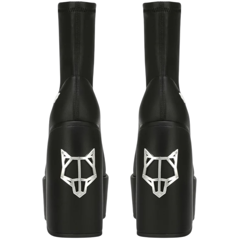 Чёрные ботильоны Sugar Black Stretch