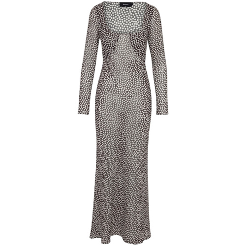 Шёлковое платье в горошек The Inka in Full Moon