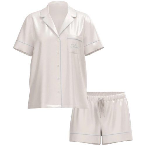 Сатиновый короткий пижамный комплект Bride