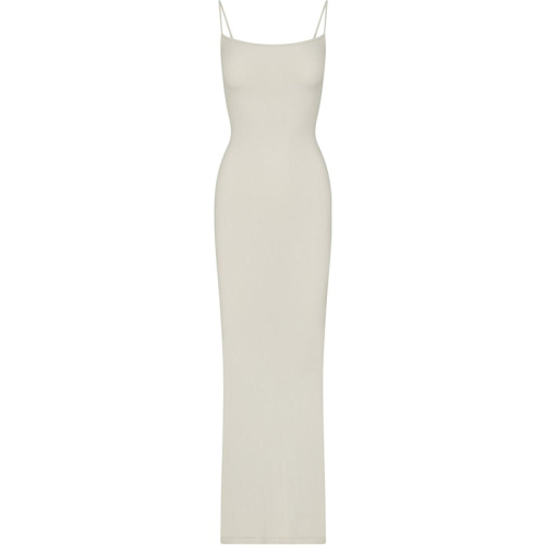 Длинное платье SOFT LOUNGE SLIP DRESS TALC