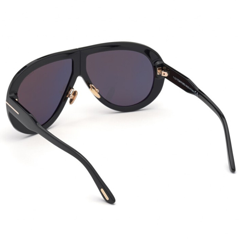 Солнцезащитные очки в форме авиатор чёрные