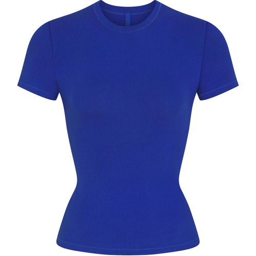 Хлопковая футболка COTTON JERSEY T-SHIRT COBALT