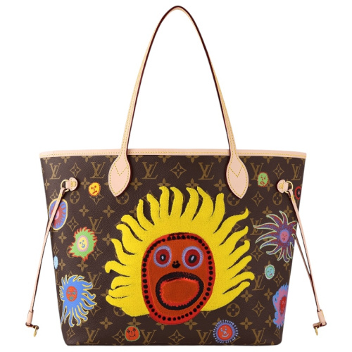 Сумка-тоут Neverfull MM Faces из коллекции Yayoi Kusama
