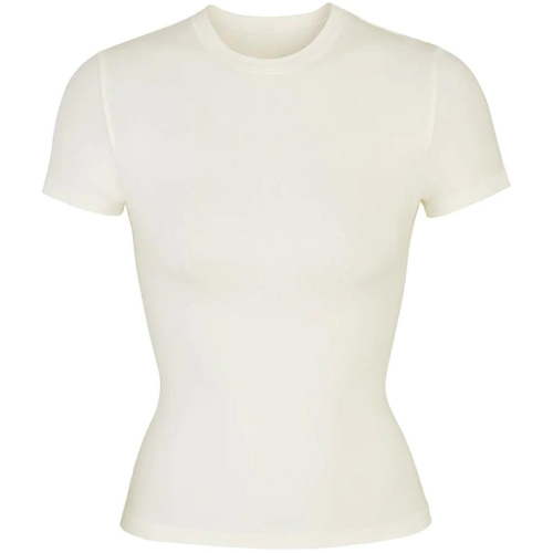 Хлопковая футболка COTTON JERSEY T-SHIRT BONE