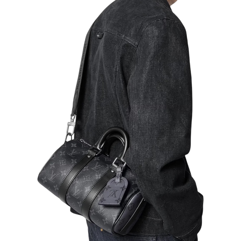 Сумка через плечо черного цвета Keepall Bandouliáre 25  