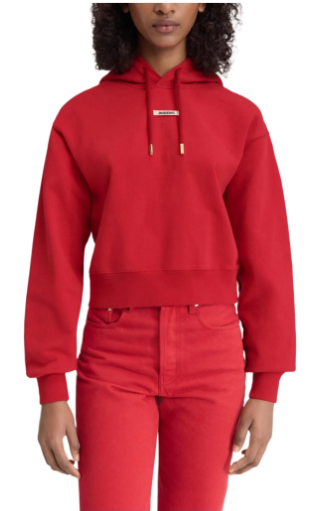 Красное хлопковое худи Le Hoodie Gros Grain