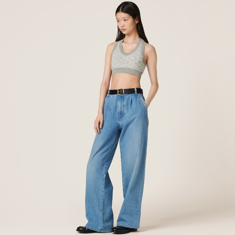 Прямые джинсы цвет Синий сапфир 