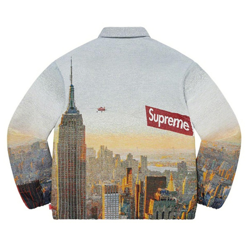  Куртка Supreme Week 12 Aerial Tapestry Harrington