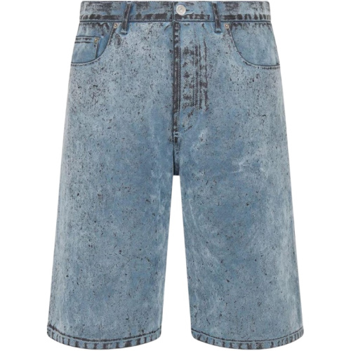 Джинсовые шорты-бермуды Dior x ERL