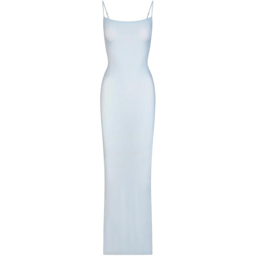 Длинное платье SOFT LOUNGE SLIP DRESS CELESTE