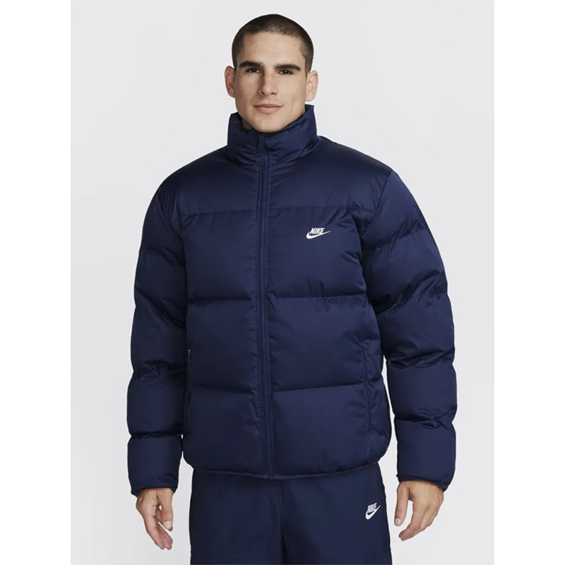 Тёмно-синяя куртка-пуховик Nike Sportswear Club Primaloft