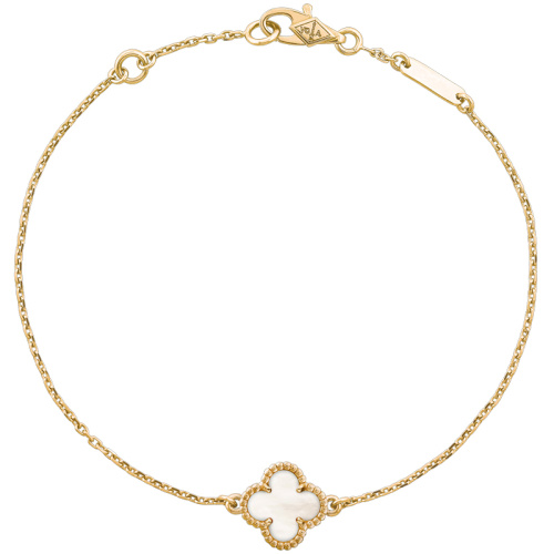 Браслет Van Cleef & Arpels Sweet Alhambra 18K yellow gold, Mother-of-pearl