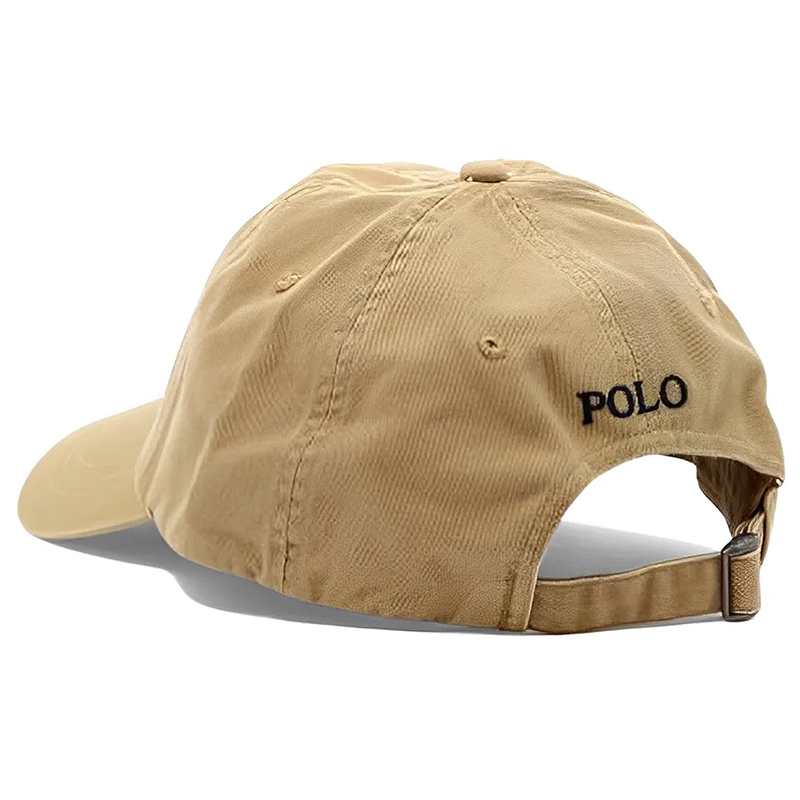 Кепка с вышивкой логотипа бежевая camel