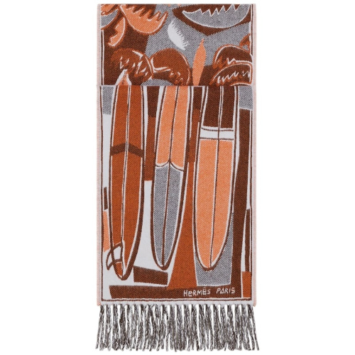 Кашемировый шарф Sea, Surf and Fun Muffler оранжевый