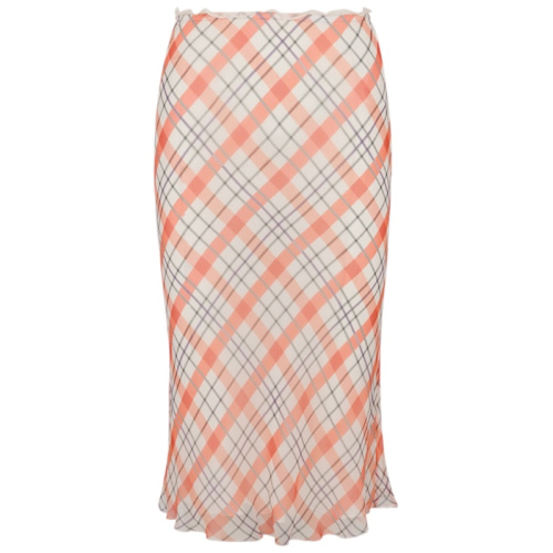 Оранжевая юбка-миди в клетку The Bea in Summer Check