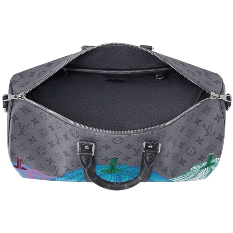 Дорожная сумка Keepall 45 с принтом тыквы из коллекции Yayoi Kusama  