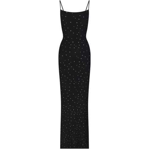 Длинное платье SOFT LOUNGE SLIP DRESS ONYX SPARKLE PRINT