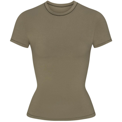Хлопковая футболка COTTON JERSEY T-SHIRT ARMY