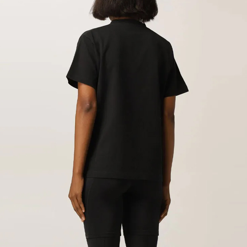 Чёрная хлопковая футболка Balenciaga x The Simpsons