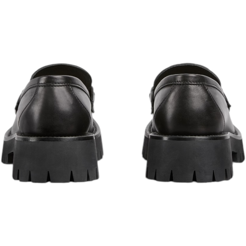 Женские лоферы Horsebit с рифленой подошвой