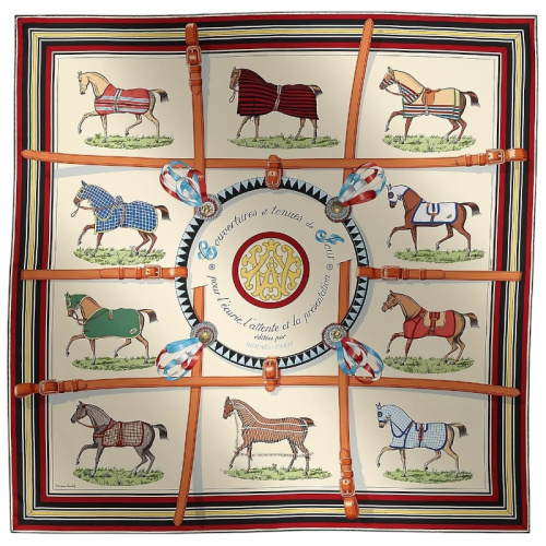 Шёлковый платок Couvertures et Tenues de Jour forever 90