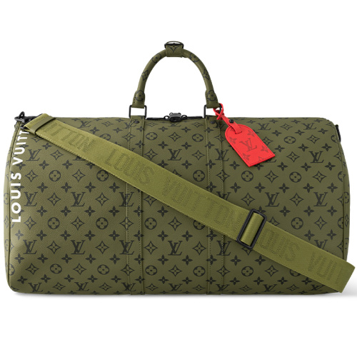 Сумка Keepall Bandoulière 55 с плечевым ремнём хаки