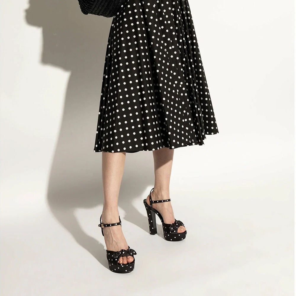 Босоножки в горошек DOLCE & GABBANA