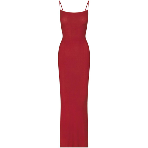 Длинное платье SOFT LOUNGE SLIP DRESS BRICK