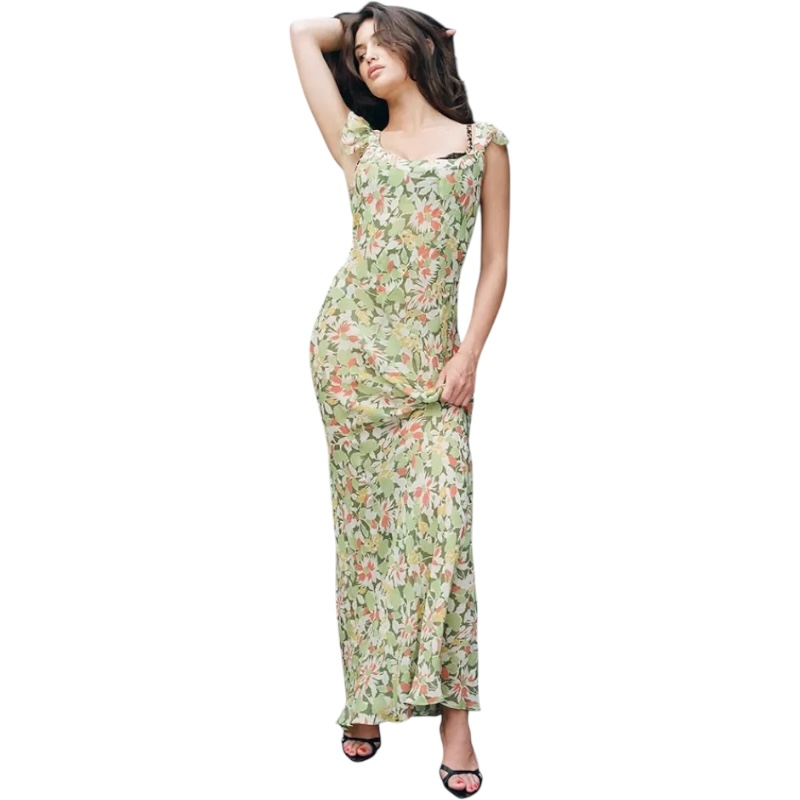 Шёлковое платье The Lila in Meadow