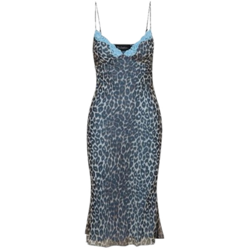 Шёлковый леопардовый сарафан The Jaime in Bellini