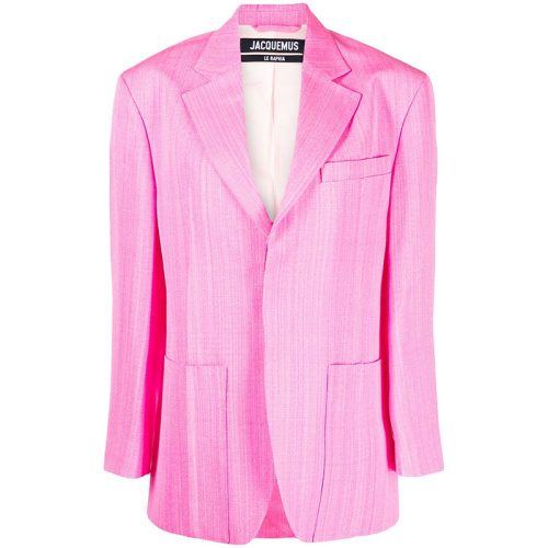 Розовый однобортный пиджак La Veste D'Homme